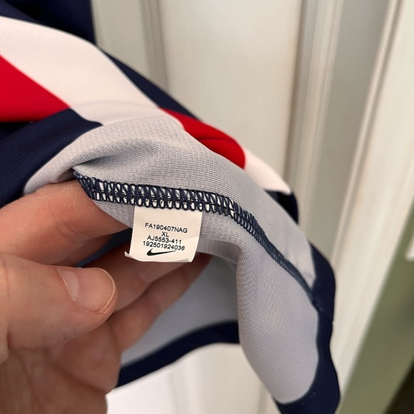 Mens Nike Dri Fit Paris Saint Germain Soccer Kit 19/20 Home Jersey - Picture 9 of 10